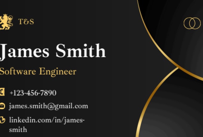 design a luxury and premium business card